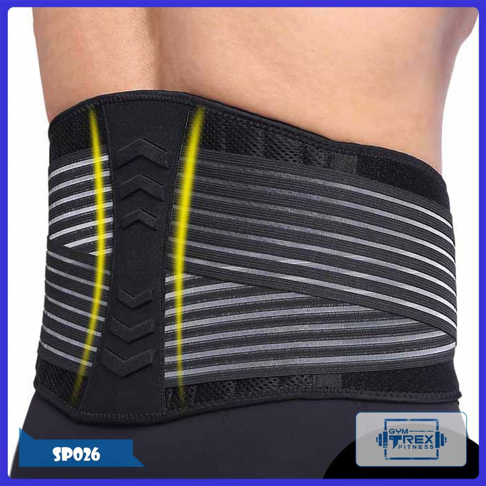 Đai bụng tập gym AOLIKES SP026, Đai nịt bụng thể thao [Gym T-Rex]